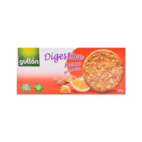 GULLON DIGESTIVE AVENA OATS ORANGE 265G