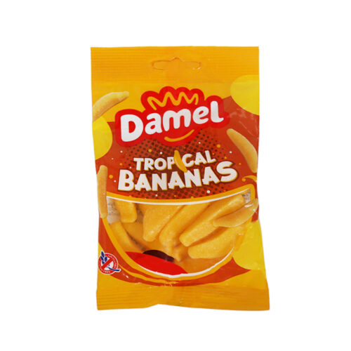 DAMEL JELLY TROPICAL BANANAS BAG 80 GM