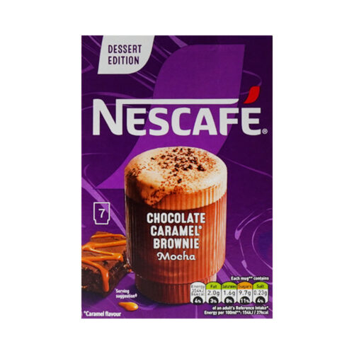 NESCAFE GOLD COFFEE CHOCOLATE  CARAMEL BROWN MOCHA 7PC 149.8