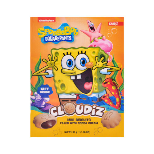NICKELODEON CLOUDIZ MINI CHOCO BISCUITS 30GM