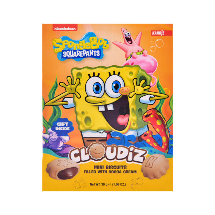NICKELODEON CLOUDIZ MINI CHOCO BISCUITS 30GM