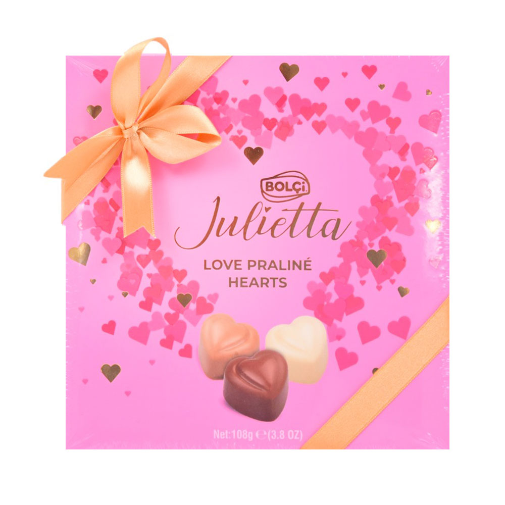 BOLCI CHOCOLATE JULIETTA LOVE PARALINE HEART CH278 108 GM