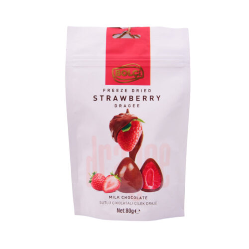BOLCI MILK CHOCOLATE STRAWBERRY DRAGEE EDK149 80 GM