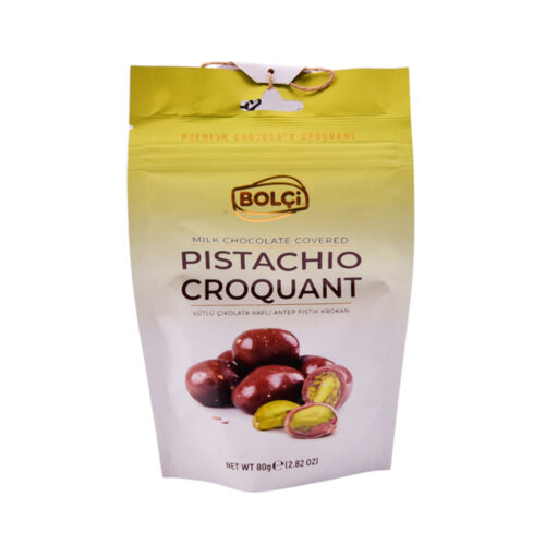 BOLCI MILK CHOCOLATE PISTACHIO CROQUANT BK202 80 GM