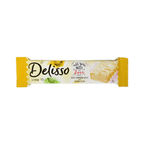 DELISSO CHOCOLATE WAFFER BANANA NEED IS LOVE 30 GM