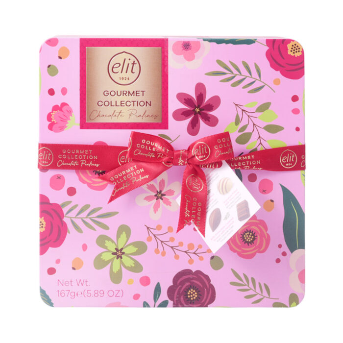 ELIT CHOCOLATE GOURMET COLLECTION SQUARE TIN 167 GM