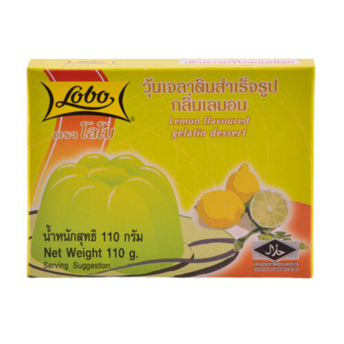 LOBO GELATIN DESSERT LEMON 110G