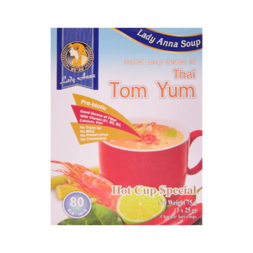 LADY ANNA INSTANT SOUP CREAM THAI TOM YUN 66G (3X22G)