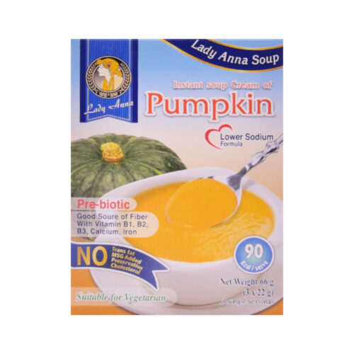 LADY ANNA INSTANT SOUP CREAM PUMPKIN 66G (3X22G)