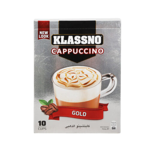 KLASSNO COFFEE GOLD CAPPUCCINO 10PC 200 GM