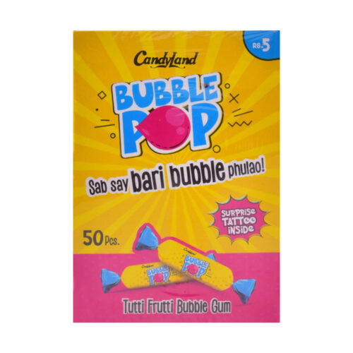 CANDYLAND TUTTI FRUTTI BUBBLE GUM 200GM