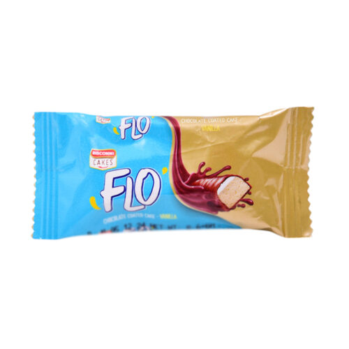 BISCONNI FLO CHOCOLATE COATED VANILLA CAKE 9 GM