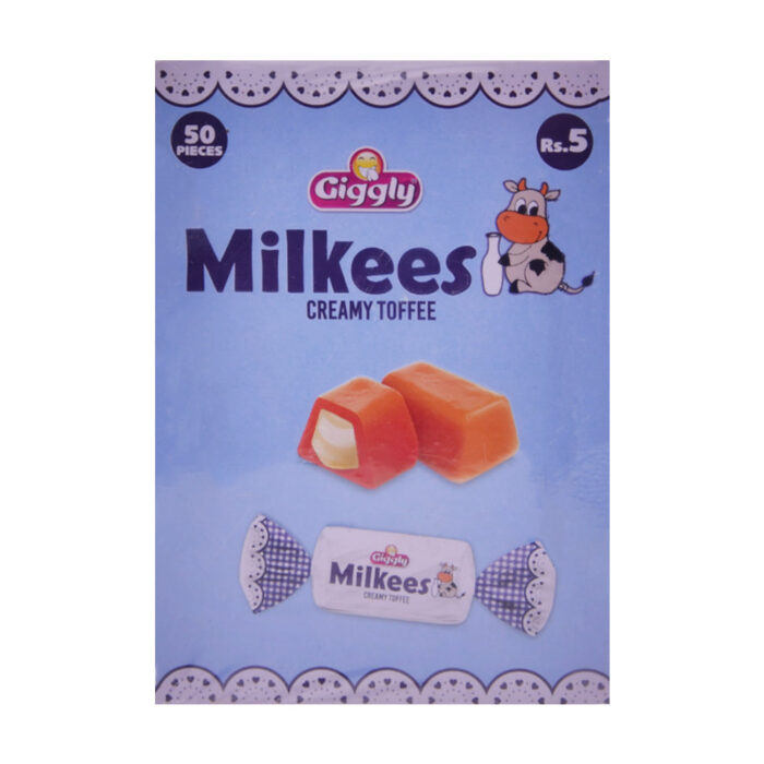 GIGGLY MILKEES CREAMY TOFFEE 60 PIECES