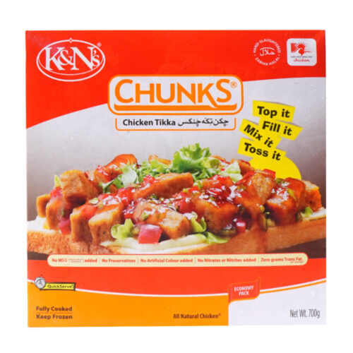 K AND N CHUNKS CHICKEN TIKKA 700 GM