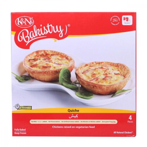 K AND N QUICHE 4 PCS 600 GM