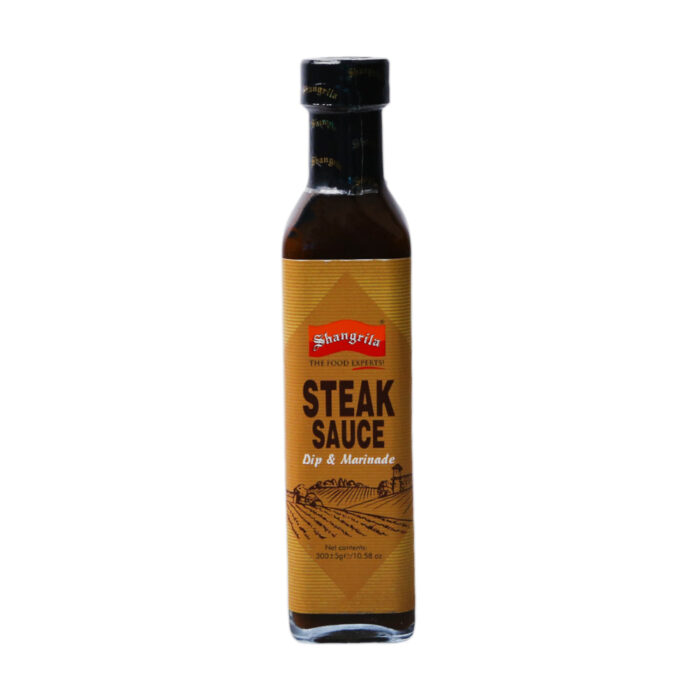 SHANGRILA STEAK SAUCE GLASS BOTTLE 300 GM