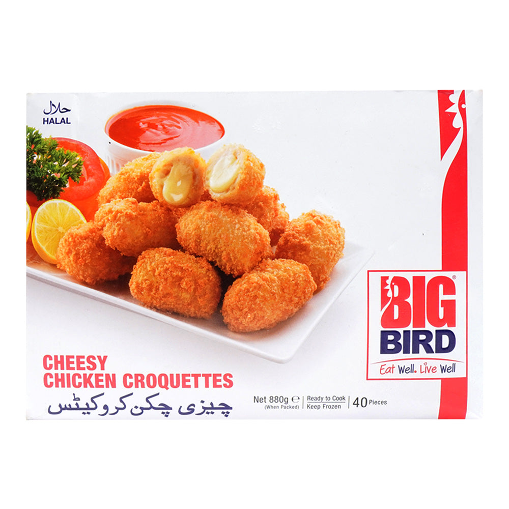 BIG BIRD CHEESY CHICKEN CROQUETTES 880 GM
