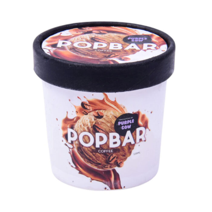 POPBAR COFFEE ICE CREAM CUP 125 ML