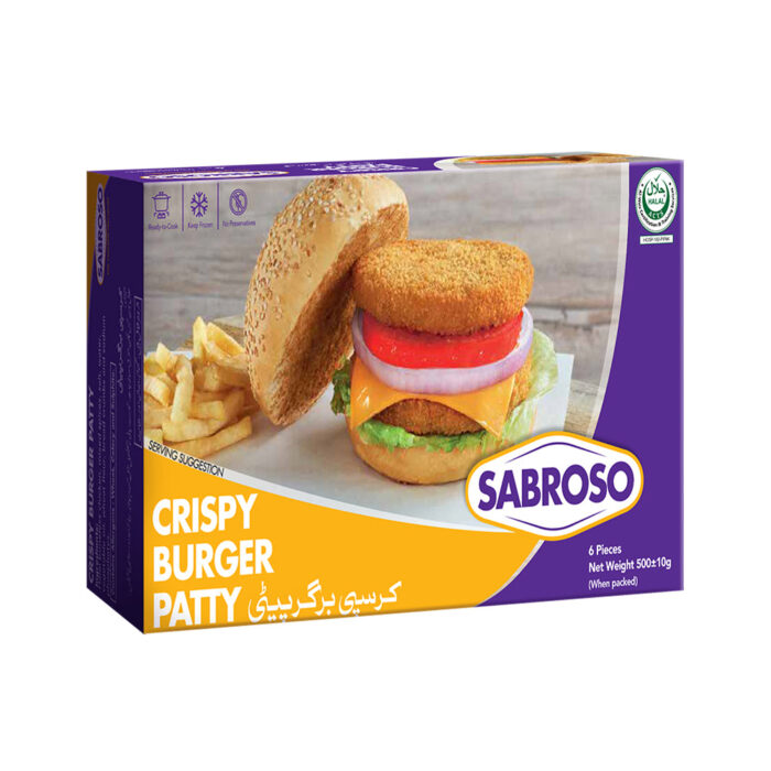 SABROSO CRISPY BURGER PATTY 500 GM