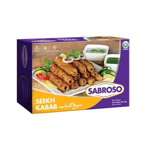 SABROSO SEEKH KABAB 18 PC 540 GM
