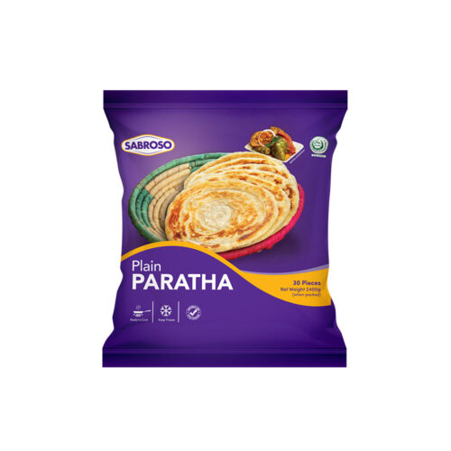 SABROSO PLAIN PARATHA 30 PCS 2400 GM