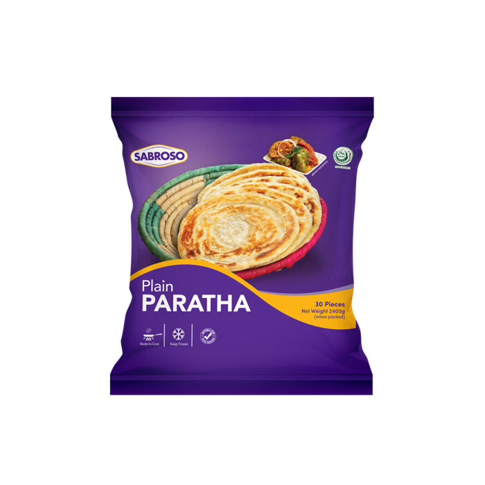 SABROSO PLAIN PARATHA 30 PCS 2400 GM
