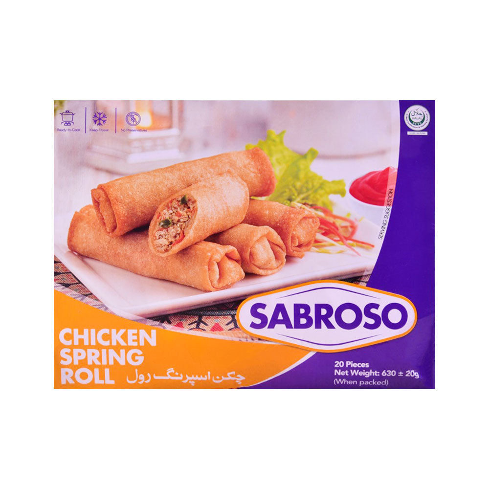 SABROSO CHICKEN SPRING ROLL 630 GM