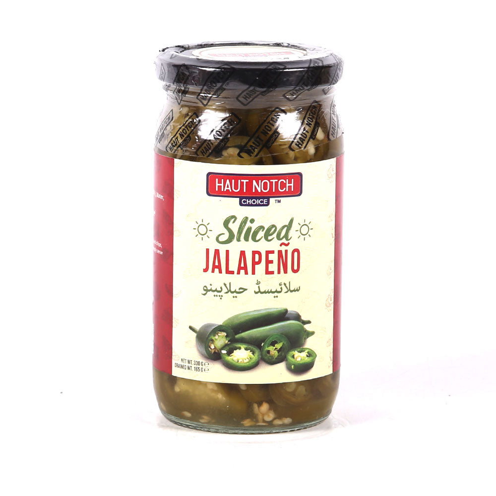 HAUT NOTCH CHOICE SLICED JALAPENO JAR 330 GM