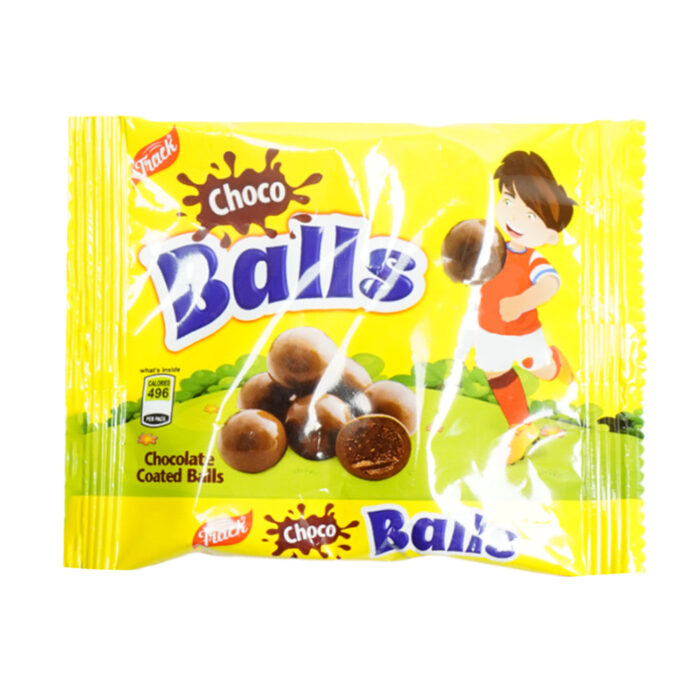 TRACK CHOCOLATE COATED BALLS 40GM