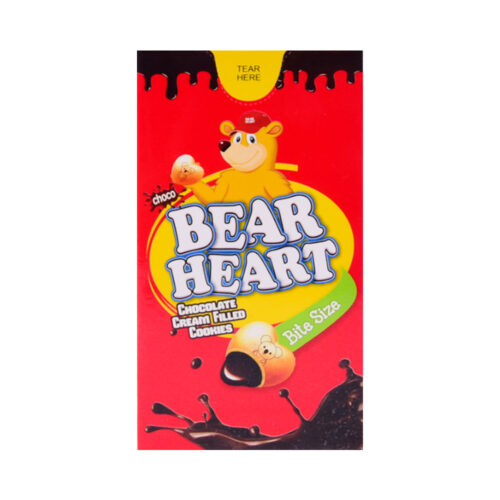 AMERICAN KUISINE BEAR HEART CHOCOLATE FILLED COOKIES 30GM