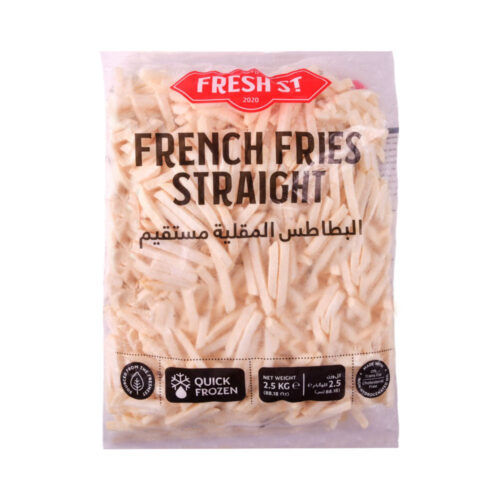 FRESH ST FRENCH FRIES STRAIGHT 2.5 KG