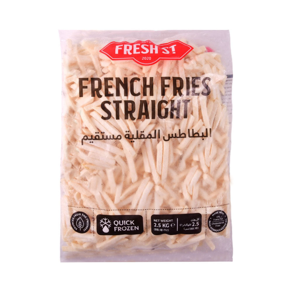 FRESH ST FRENCH FRIES STRAIGHT 2.5 KG