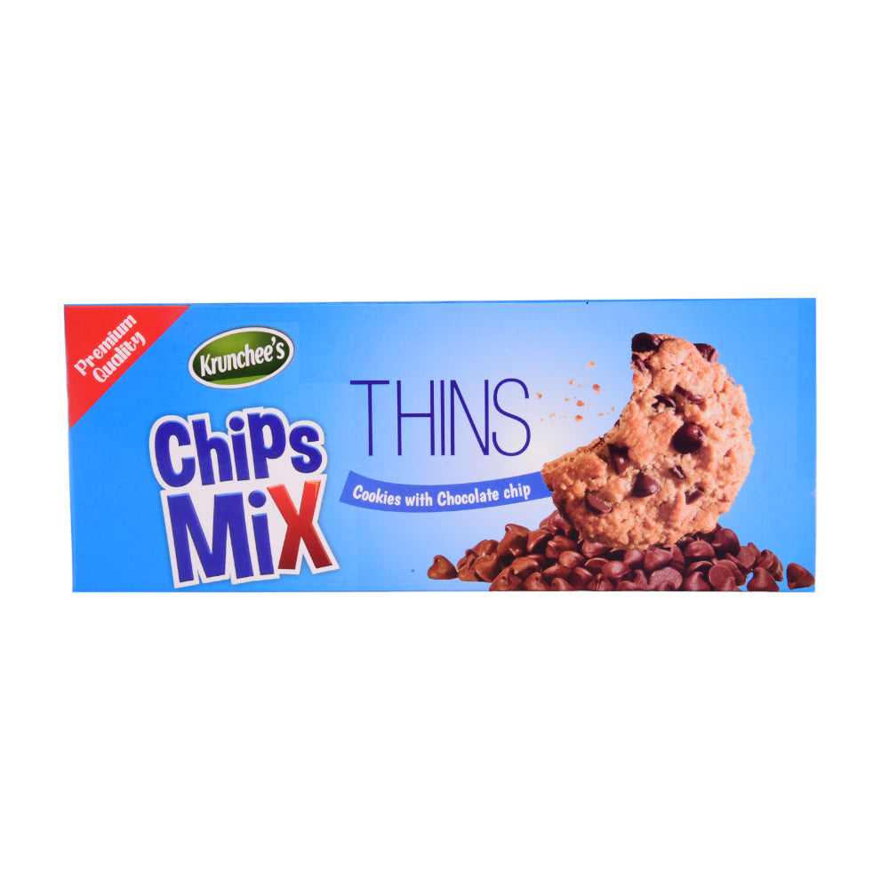 KRUNCHEES CHIPS MIX CHOCOLATE CHIP 100 GM