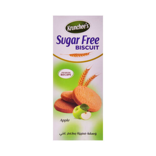 KRUNCHEES SUGAR FREE BISCUITS APPLE 100 GM
