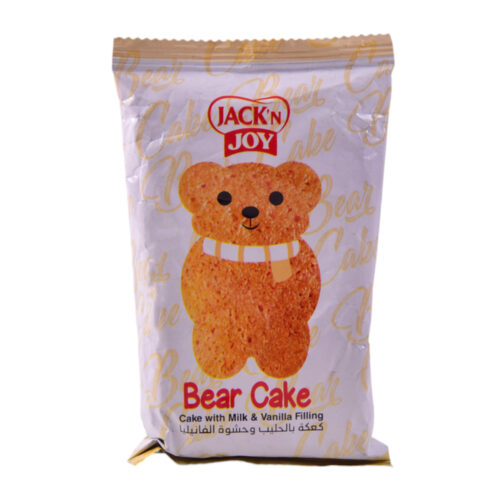 JACK N JOY TEDDY CAKE MILK & VANILLA 25GM