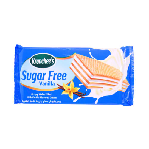 KRUNCHEES SUGAR FREE WAFER VANILLA 100GM