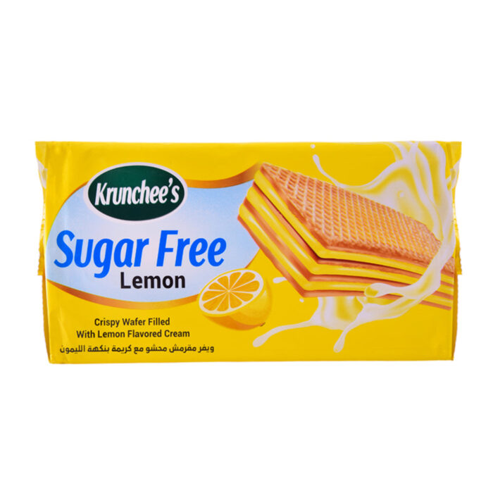 KRUNCHEES SUGAR FREE WAFER LEMON100GM
