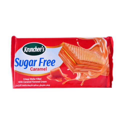 KRUNCHEES SUGAR FREE WAFER CARAMEL 100GM