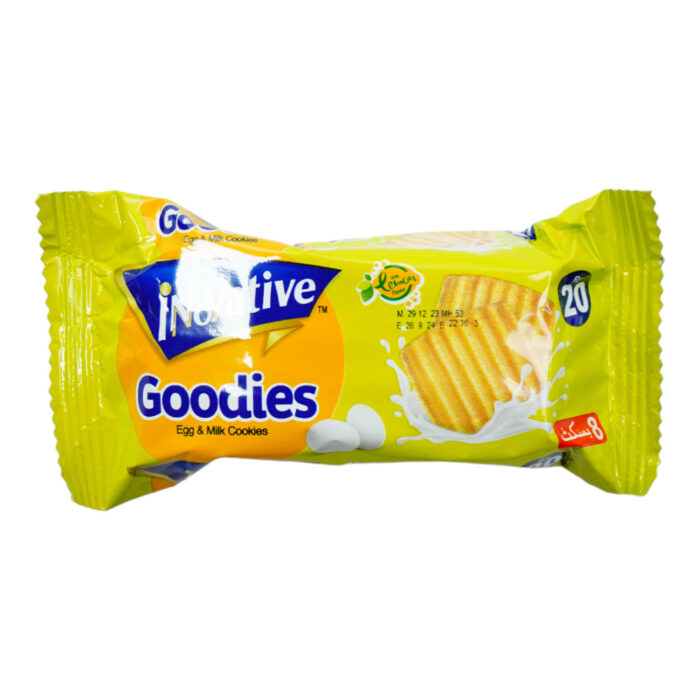 INNOVATIVE GOODIES EGG & MILK COOKIES HALF ROLL 35.2G