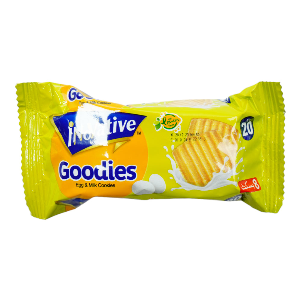 INNOVATIVE GOODIES EGG & MILK COOKIES HALF ROLL 35.2G