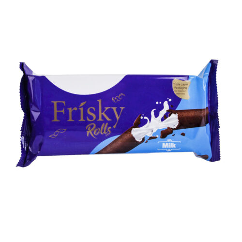 INOVATIVE FRISKY MILK CREAM ROLLS BISCUIT 86.4GM