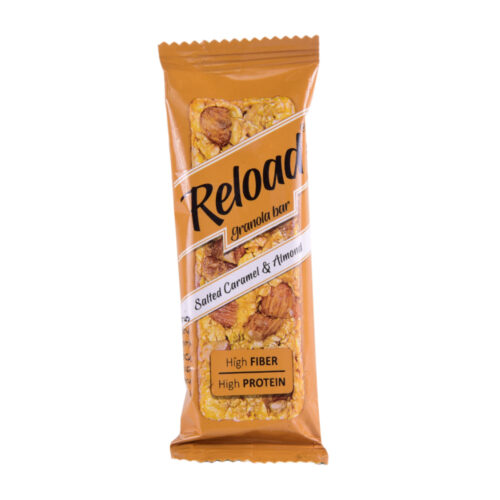RELOAD SALTED CARAMEL & ALMOND GRANOLA BAR 40 GM