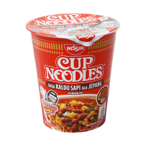NISSIN CUP NOODLES INSTANT BEEF 66 GM