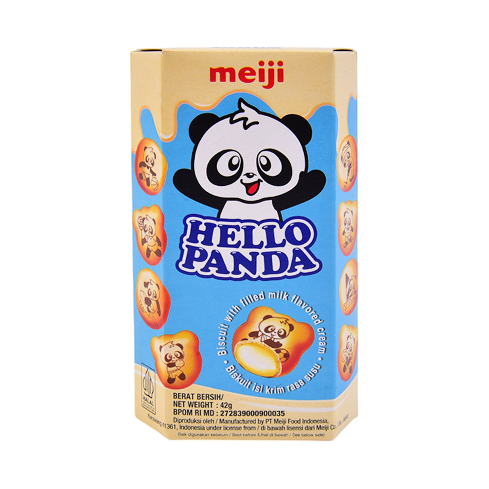 MEIJI HELLO PANDA BISCUIT MILK 45GM BASIC