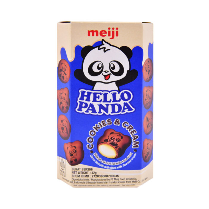 MEIJI HELLO PANDA BISCUIT COOKIES CREAM 45 GM BASIC