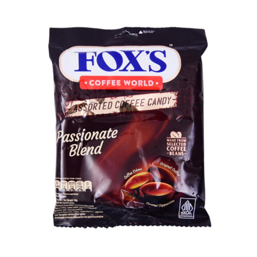 FOXS CANDY ASSORTED COFFEE PASSIONATE BLEND 90 GM