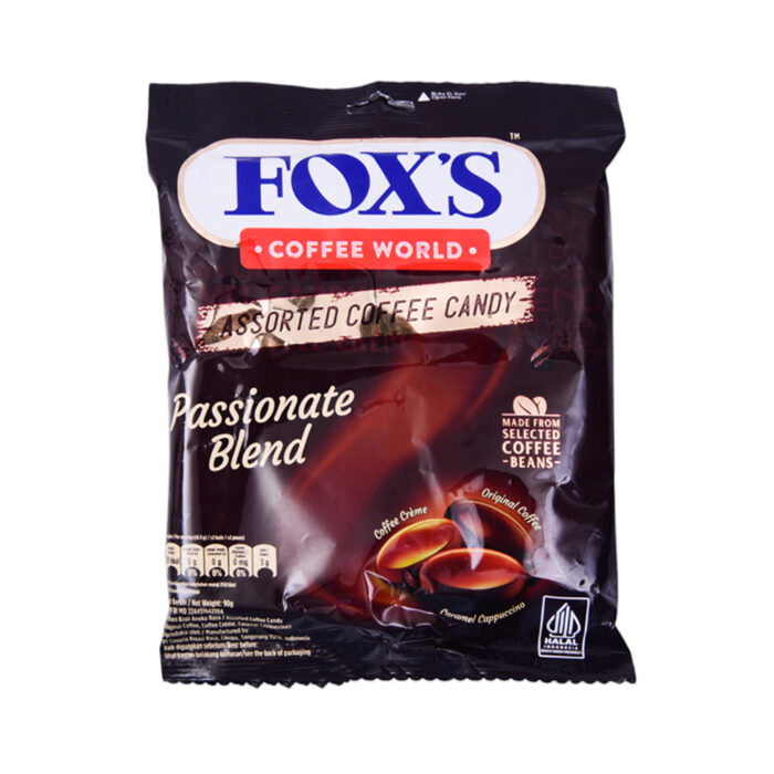 FOXS CANDY ASSORTED COFFEE PASSIONATE BLEND 90 GM