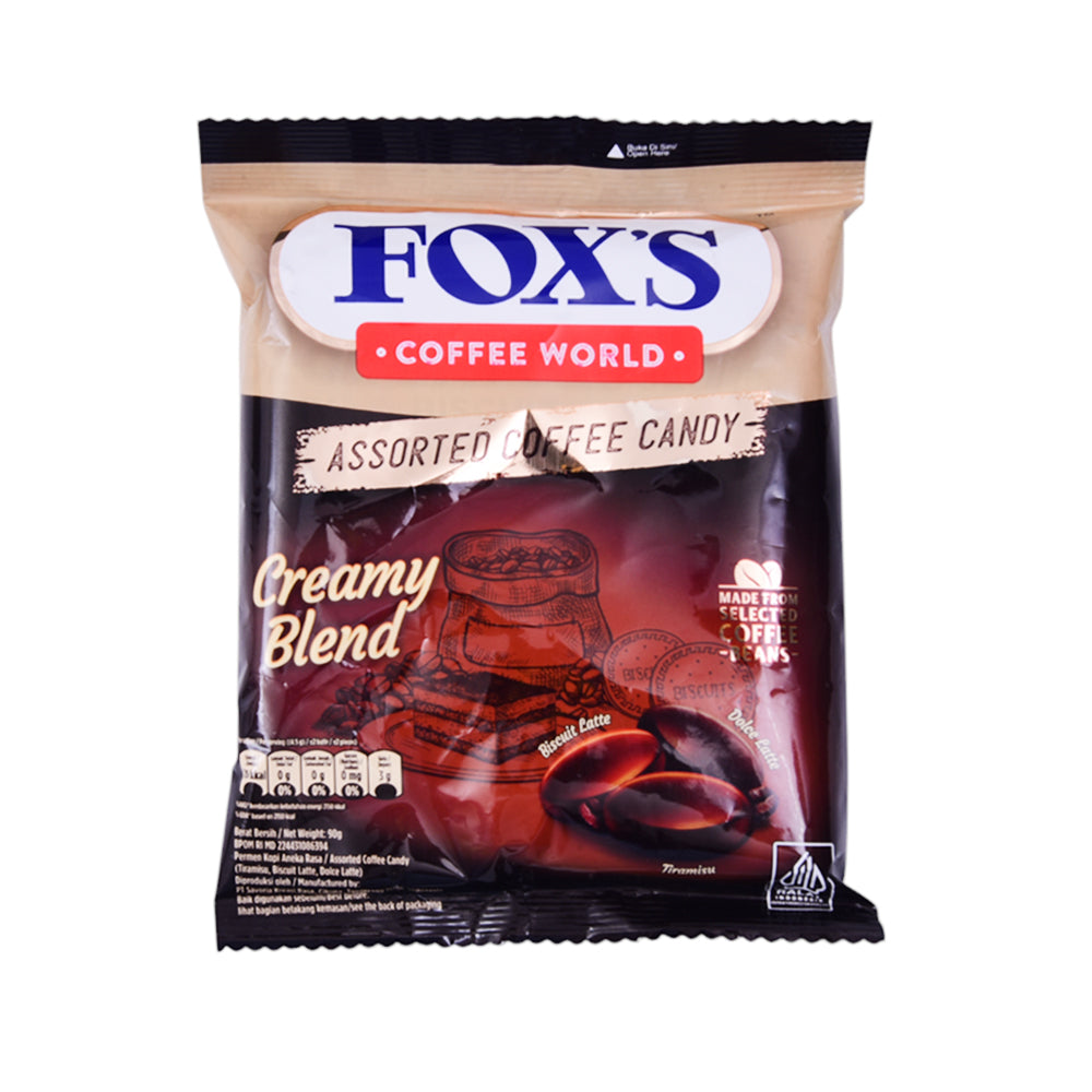 FOXS CANDY COFFEE CREAMY BLEND 90 GM