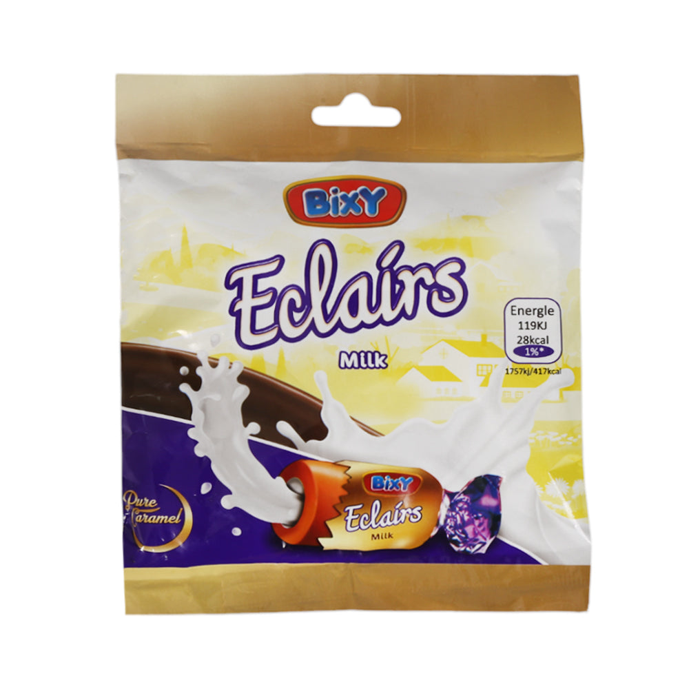 BIXY ECLAIR TOFFEE MILK  90 GM