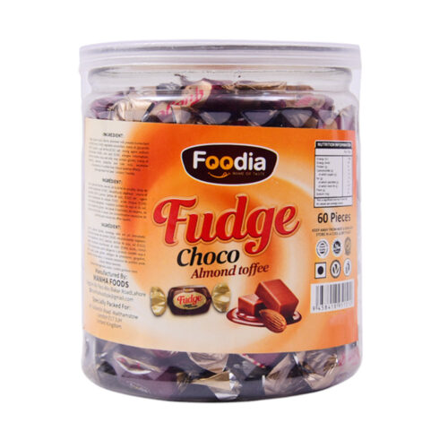 FOODIA FUDGE CHOCO ALMOND TOFEE 400 GM